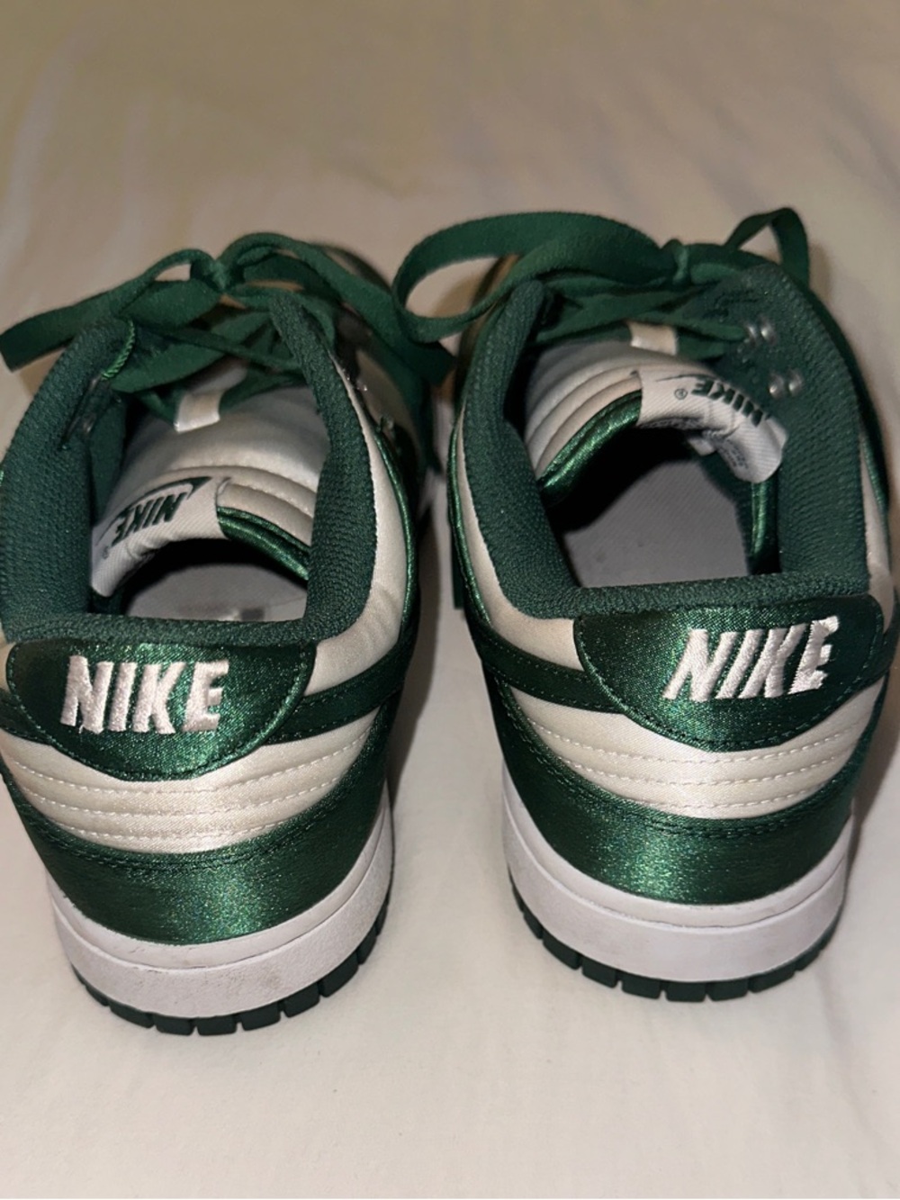 Nike Women’s Dunk Low 'Satin Green' - Picture 3 of 4